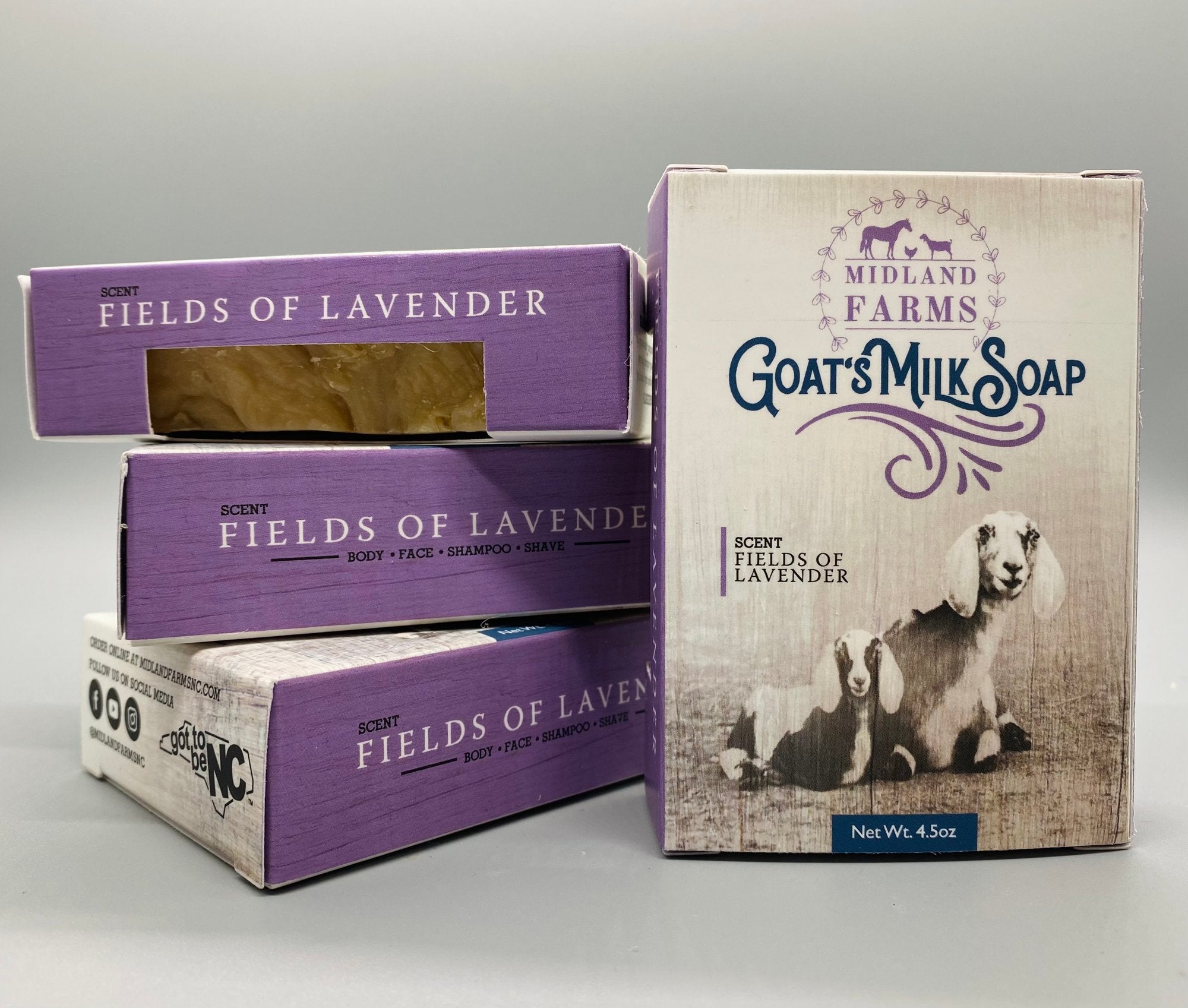 Dr. Pol Fields of Lavender Raw Goat Milk Soap - Dr. Pol