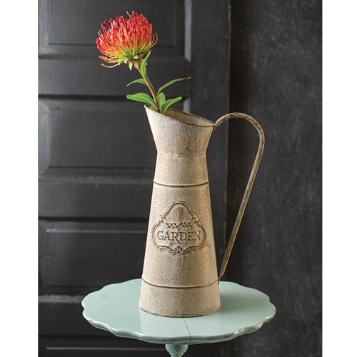 Antiqued Pitcher Vase