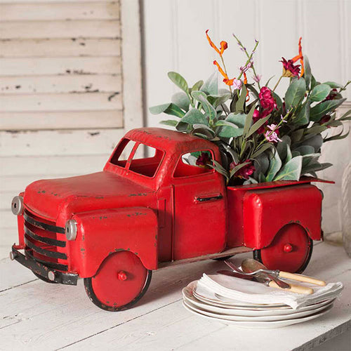 Red Truck Planter Pot