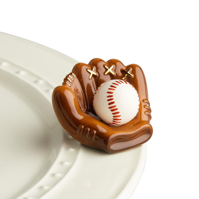 Nora Fleming Catch Some Fun Baseball Glove Mini