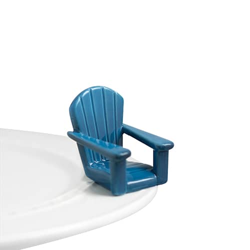 Nora Fleming Chillin Blue Chair Mini