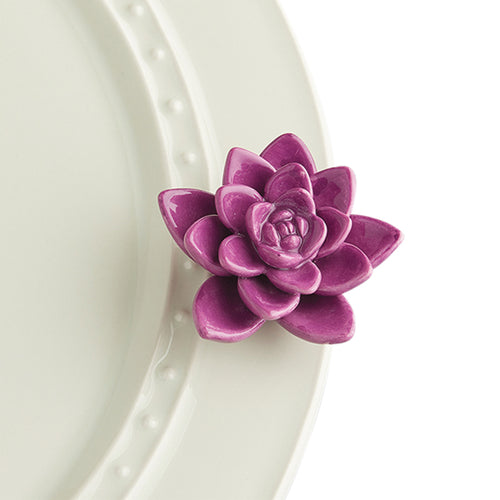 Nora Fleming Get Growing Purple Flower Mini