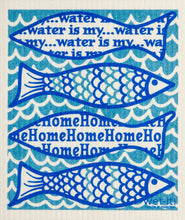 Load image into Gallery viewer, Wet It Swedish Dish Cloth Fish Home 
